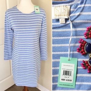 Sail to Sable NWT Striped Long Sleeve Dress Medium